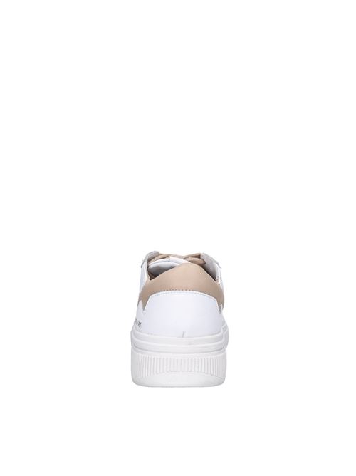 Sneakers in pelle EMANUELLE VEE | 432P-800-11-P003BIANCO-BEIGE